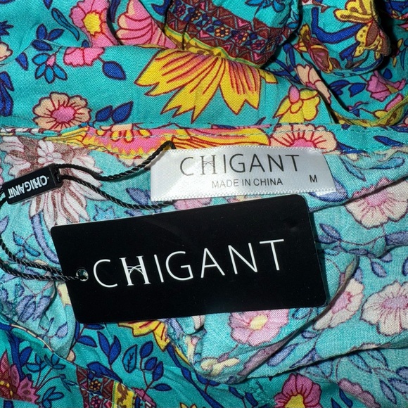 Gant Floral Dress with Blue and Pink Accents - Picture 3 of 3